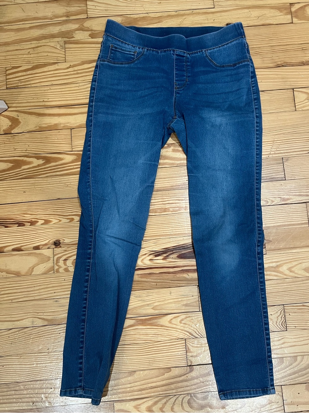 Women’s Blue Skinny Stretch Jeans - Pull-On Jeggings
